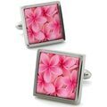 Boutons de manchettes Robert Charles Boutons de manchette Frangipani Rose Grenoble