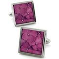 Boutons de manchettes Robert Charles Boutons de manchette Hydrangea Rose Grenoble