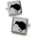 Boutons de manchettes Robert Charles Boutons de manchette Kiwi Noir Grenoble