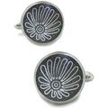 Boutons de manchettes Robert Charles Boutons de manchette Pasadena Gris argent Grenoble