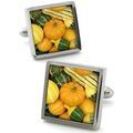 Boutons de manchettes Robert Charles Boutons de manchette Citrouille Jaune Grenoble