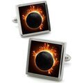 Boutons de manchettes Robert Charles Boutons de manchette Eclipse Noir Grenoble