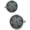 Boutons de manchettes Robert Charles Boutons de manchette Valentina Gris argent Grenoble