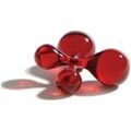 Boutons de manchettes Sonia Spencer Boutons de manchette Rouge Grenoble