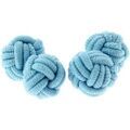Boutons de manchettes Clj Charles Le Jeune Passementerie RONDO Bleu Turquoise Grenoble