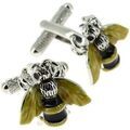 Boutons de manchettes Clj Charles Le Jeune Boutons de manchette abeille Jaune Grenoble