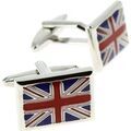 Boutons de manchettes Clj Charles Le Jeune Boutons de manchette union jack 2 Rouge Grenoble