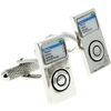 Boutons de manchettes Clj Charles Le Jeune Boutons de manchette ipod Gris argent Argent&eacute;