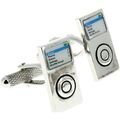 Boutons de manchettes Clj Charles Le Jeune Boutons de manchette ipod Gris argent Argent&eacute; Grenoble
