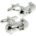 Boutons de manchettes Clj Charles Le Jeune Boutons de manchette monopoly Gris argent Argent&eacute; Grenoble