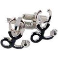 Boutons de manchettes Clj Charles Le Jeune Boutons de manchette docteur Noir Grenoble