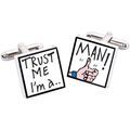 Boutons de manchettes Sonia Spencer Boutons de manchette Blanc