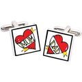 Boutons de manchette sur Grenoble : Boutons de manchettes Sonia Spencer Boutons de manchette Rouge