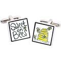 Boutons de manchette sur Grenoble : Boutons de manchettes Sonia Spencer Boutons de manchette Jaune