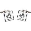 Boutons de manchettes Sonia Spencer Boutons de manchette mariage Blanc