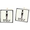 Boutons de manchettes Sonia Spencer Boutons de manchette mariage Blanc