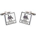Boutons de manchette sur Grenoble : Boutons de manchettes Sonia Spencer Boutons de manchette Mariage Blanc 3