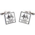 Boutons de manchettes Sonia Spencer Boutons de manchette Mariage Blanc 2 Grenoble