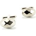 Boutons de manchettes Simon Carter Boutons de manchette Chunky Gris argent Argent&eacute; Grenoble