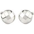 Boutons de manchettes Simon Carter Boutons de manchette Chunky Gris argent Argent&eacute; Grenoble