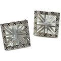 Boutons de manchettes Simon Carter Boutons de manchette Union Jack Blanc Grenoble