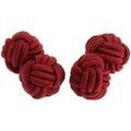 Boutons de manchettes Clj Charles Le Jeune Passementerie RONDO Rouge Andrinople Grenoble