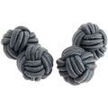 Boutons de manchettes Clj Charles Le Jeune Passementerie RONDO Gris cendre Grenoble