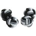 Boutons de manchettes Clj Charles Le Jeune Passementerie Dallas Gris Grenoble