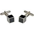 Boutons de manchettes Simon Carter Boutons de manchette CUBES Noir Grenoble