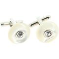 Boutons de manchettes Simon Carter Boutons de manchette Blanc Grenoble