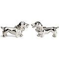 Boutons de manchettes Simon Carter Boutons de manchette Chien de chasse Blanc Grenoble