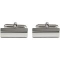 Boutons de manchettes Simon Carter Boutons de manchette Gris argent Argent&eacute; Grenoble