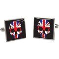 Boutons de manchettes Tyler & Tyler Boutons de manchette Union Jack 1 Noir Grenoble