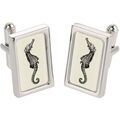 Boutons de manchette sur Grenoble : Boutons de manchettes Sonia Spencer Boutons de manchette Hippocampe Blanc