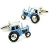 Boutons de manchettes Cravate Avenue Signature Boutons de manchette tracteur Bleu
