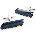 Boutons de manchettes Cravate Avenue Signature Boutons de manchette train Bleu Grenoble