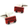Boutons de manchettes Cravate Avenue Signature Boutons de manchette Rouge