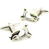 Boutons de manchettes Cravate Avenue Signature Boutons de manchette scooter Gris argent Argent&eacute;