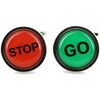 Boutons de manchettes Cravate Avenue Signature Boutons de manchette Rouge