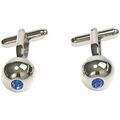 Boutons de manchettes Simon Carter Boutons de manchette spot Bleu Grenoble