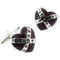 Boutons de manchettes Simon Carter Boutons de manchette Violet Grenoble