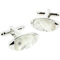 Boutons de manchettes Simon Carter Boutons de manchette Blanc Grenoble
