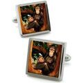 Boutons de manchettes Robert Charles Boutons de manchette chimpanze Marron Grenoble