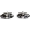 Boutons de manchettes Simon Carter Boutons de manchette Egg Gris Grenoble
