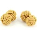 Boutons de manchettes Clj Charles Le Jeune Passementerie Melbourne Jaune bl&eacute; d'or Jaune Grenoble