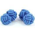 Boutons de manchettes Clj Charles Le Jeune Passementerie Melbourne Bleu fleur Grenoble