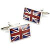 Boutons de manchettes Cravate Avenue Signature Boutons de manchette drapeau anglais Rouge