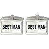 Boutons de manchettes Cravate Avenue Signature Boutons de manchette Meilleur homme Blanc