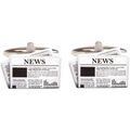 Boutons de manchettes Cravate Avenue Signature Boutons de manchette Journal Blanc Grenoble