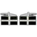 Boutons de manchettes Cravate Avenue Signature Boutons de manchette cornouailles Noir Grenoble